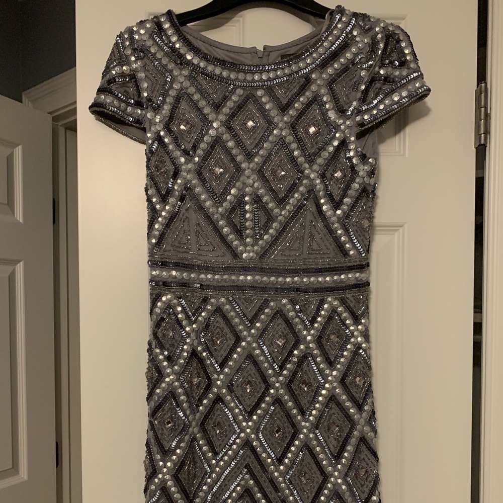 Adrianna Papell short sequin dress